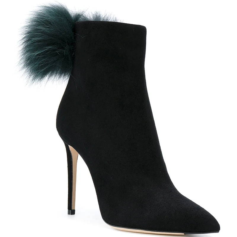 elegant girls ladies grazioso women short fur boots