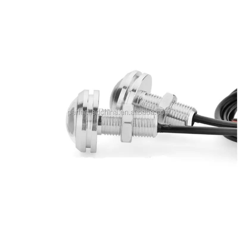 Durable manufacturers car cob with screw rogue reversing lights 18mm eagle eye waterproof led daytime running car light