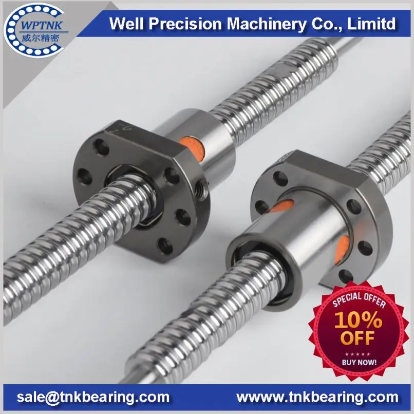 Дешевый шариковый винт SFU1204 1604 1605 1610 2004 2005 2010 2505 2510 3205 3210 4005 4010 4020 5010 8010