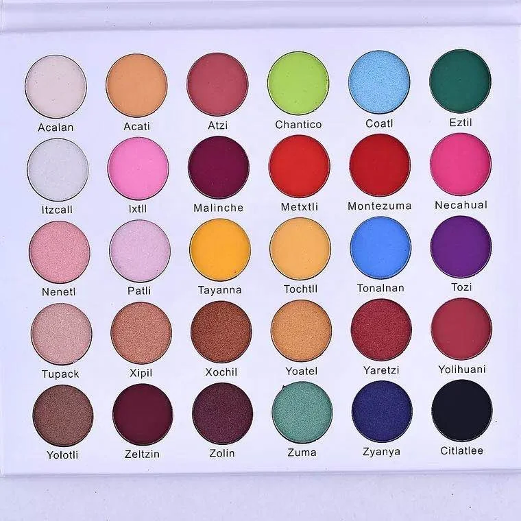 Free sample  DIY your own makeup palette custom logo empty magnetic makeup eyeshadow palette