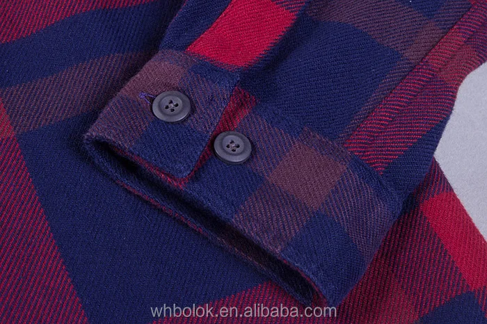 Factory hubei wholesale plaid flannel shirt latest style fashionable man check shirt