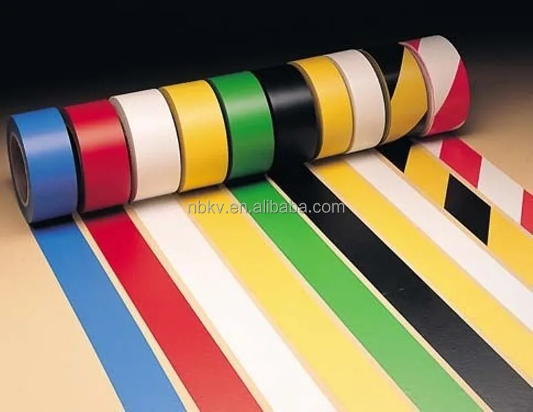Black Yellow 50mm x 30M Free Hazard Warning PVC Warning Tape