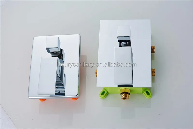 
luxury brass in wall hidden concealed bathroom rain shower sets faucets 