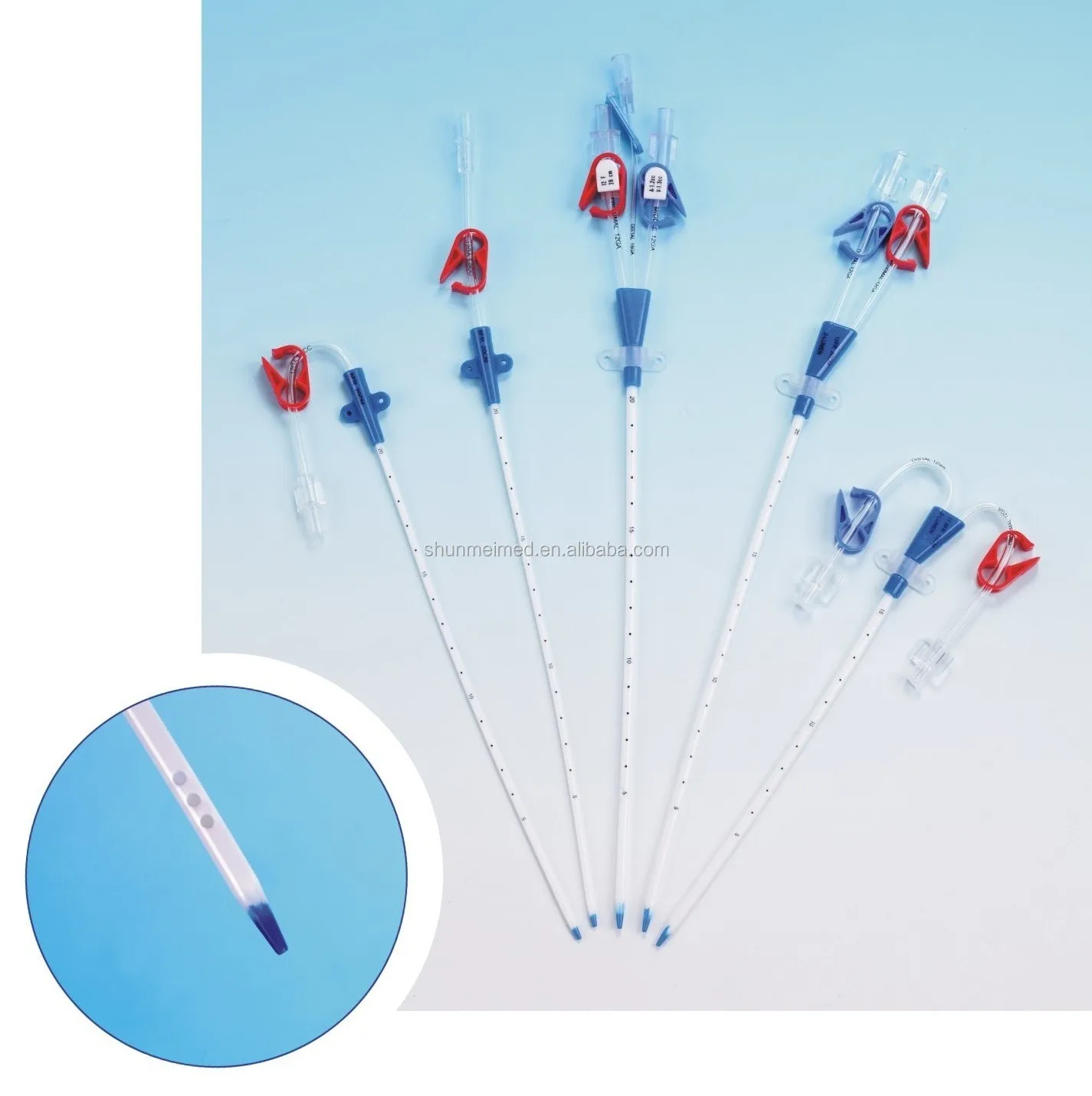Dialysis double lumen catheter hemodialysis