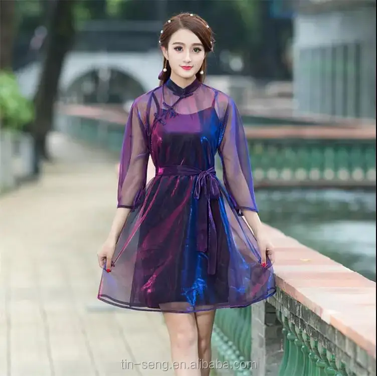 Shiny metallic moonlight fabric for garment