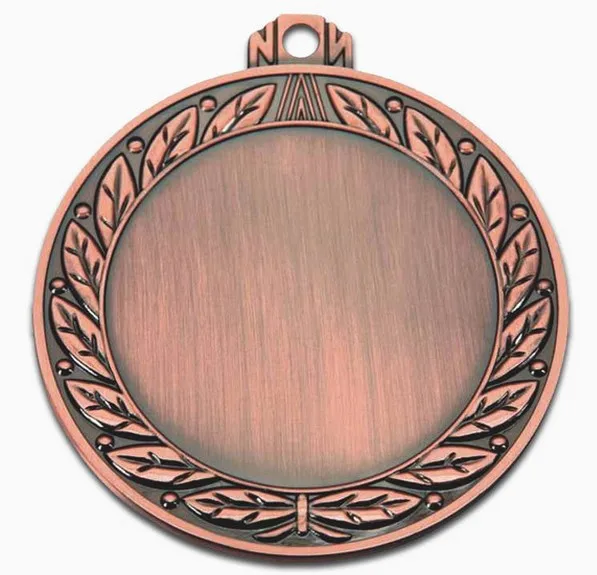 customized design metal zinc alloy awad metal sports medal with ribbon