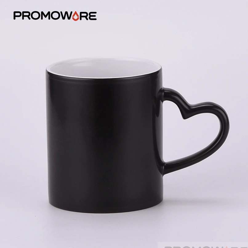 
DIY Photo Picture Magic Color Change Coffee Cup Temperature Heat Sensitive Personalized Sublimation Drink Coffee Cup 