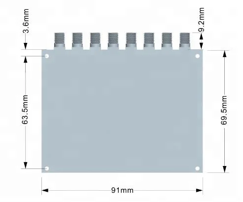 8 port Impinj R2000 UHF RFID reader module 0-10m range with 9dBi Antenna