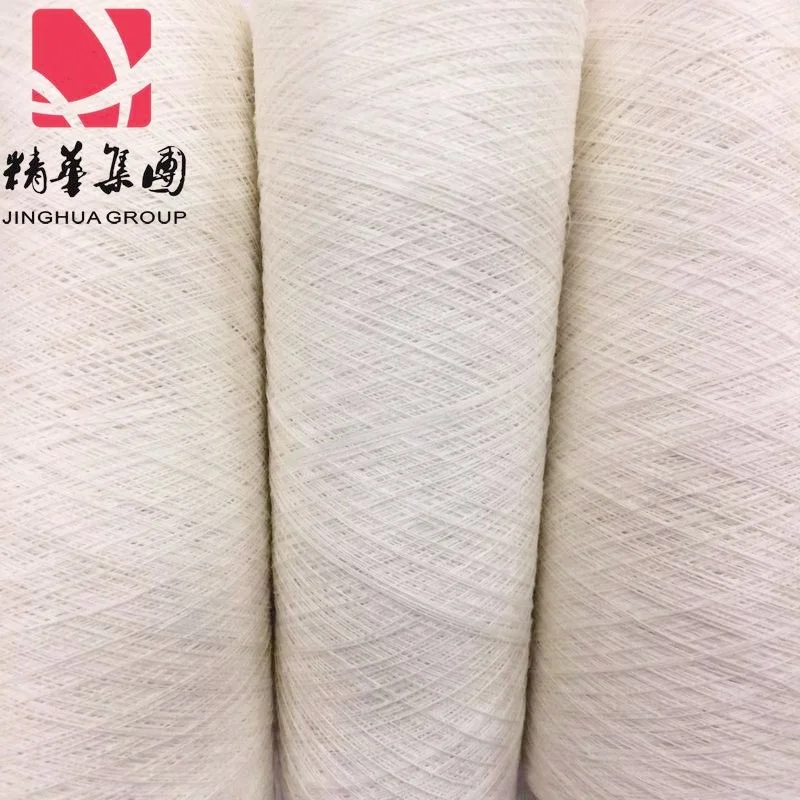 
100% Linen Long fiber 15NM/1 High quality semi bleached , free sample 