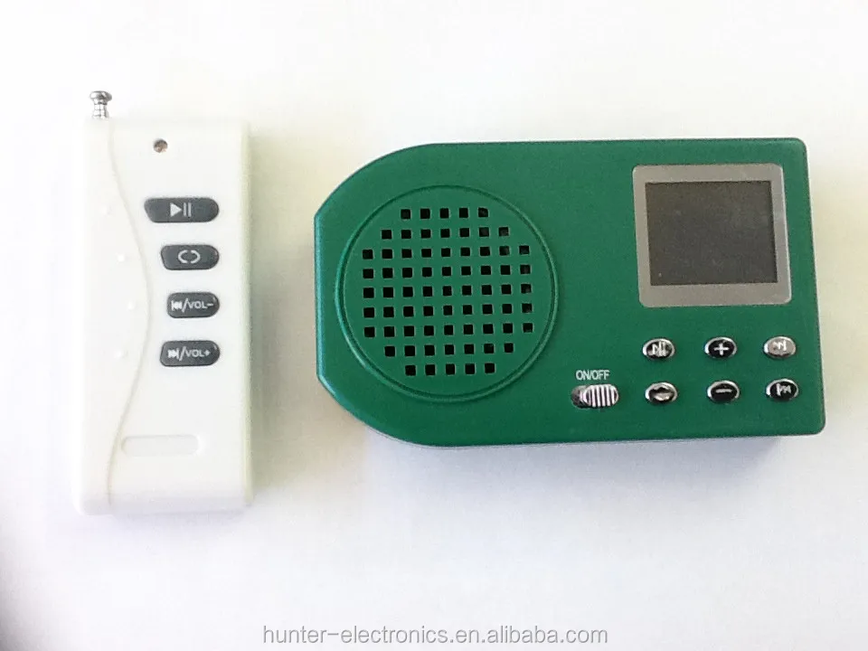 mp3 bird caller with remote control