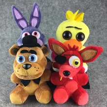 Kawaii Five Nights At Freddy’s 4 Juguetes Fnaf World Freddy Bear Chica Bonnie Plush Stuffed Animal Foxy Kids Toys Peluches Doll