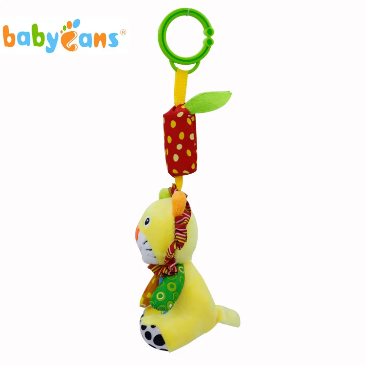 New Stuffed Animal Baby Soft Plush Hand Rattle Toys Lion Toys CE EN71