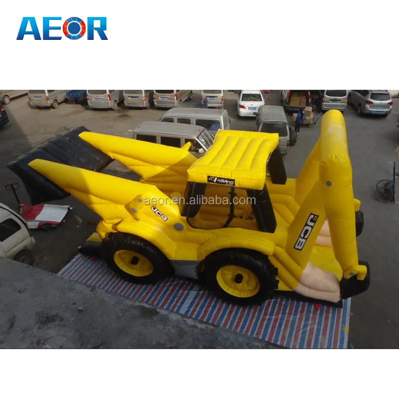 hot sale large inflatable excavator  bouncer  ,inflatable digger trampoline