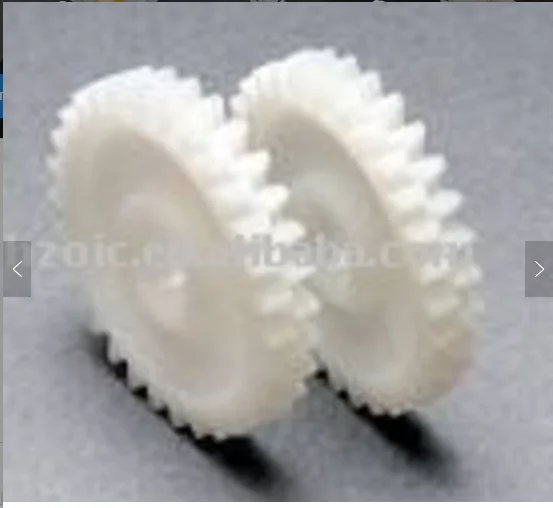 Customized Plastic double spur gears for machine