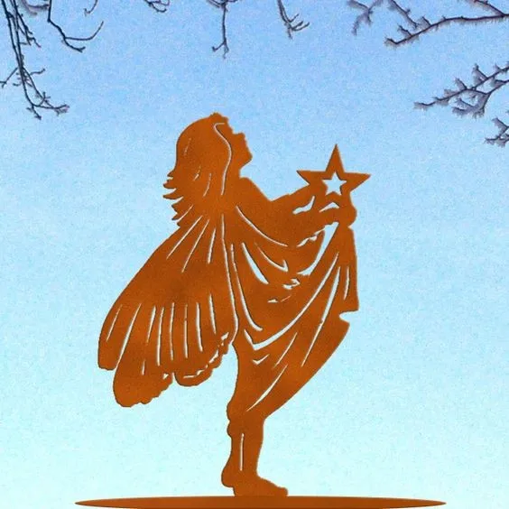 Tree With Butterfly Metal Wall Art Sculpture Decor