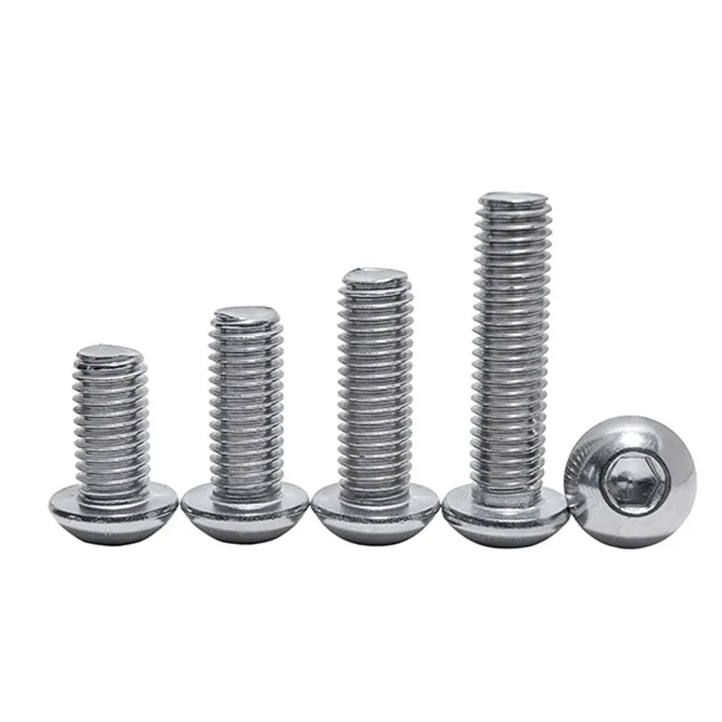 Stainless Steel SS304 hex socket button head screw ISO7380