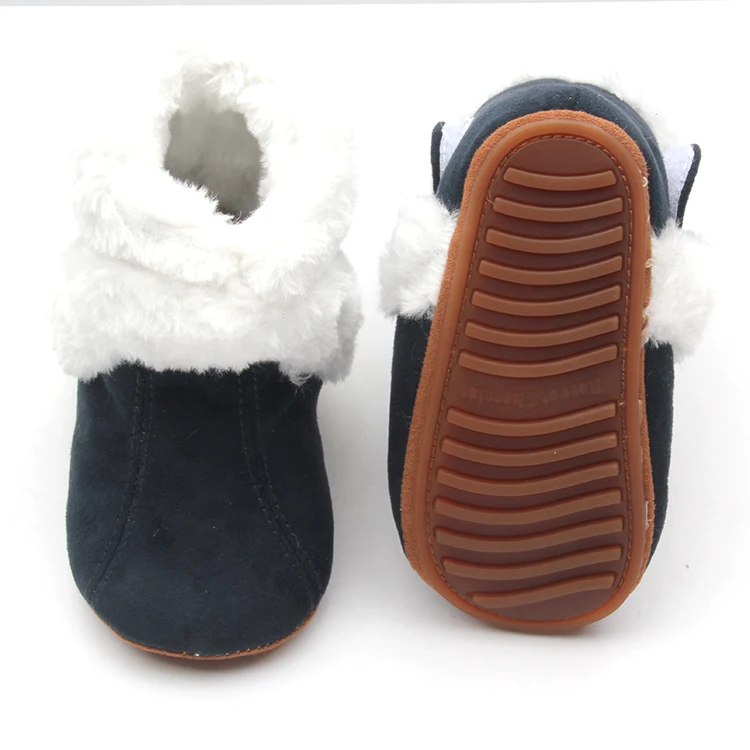 Manufacturer Children Plush Winter Boots Warm Baby Toddler Snow Boots For Indoor