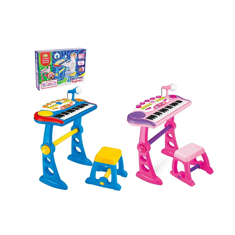 Children multifunctional musical instrument with microphone and MP3 wire electric piano toy kids.