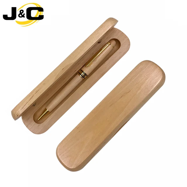 
High quality eco friendly bamboo ballpoint pen with laser logo 