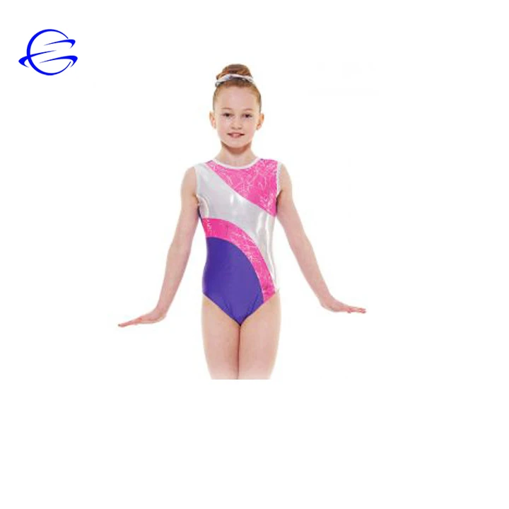 Factory Price New Design Sublimation Polyester Gym  Leotards Suit Custom Girls Dance Leotards Sleeveless Gymnastics Leotards