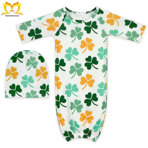 Новорожденных белый конь печатных спальный мешок для ночного эластичный низ оптовая продажа детский спальный мешок