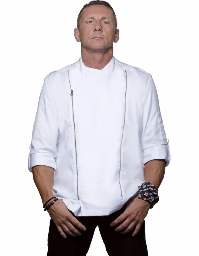 
High Quality Cheap Long Sleeves Chef Clothes Coat Uniform Kitchen Coffee Chef Jacket 