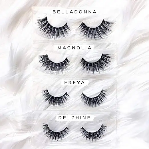 
Mink Lashes Reusable Cruelty-Free Ultra Soft Natural False Fake Mink Eyelashes 