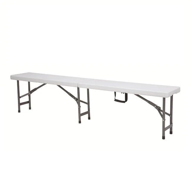 6ft salable plastic folding bench blow mould bench for conference