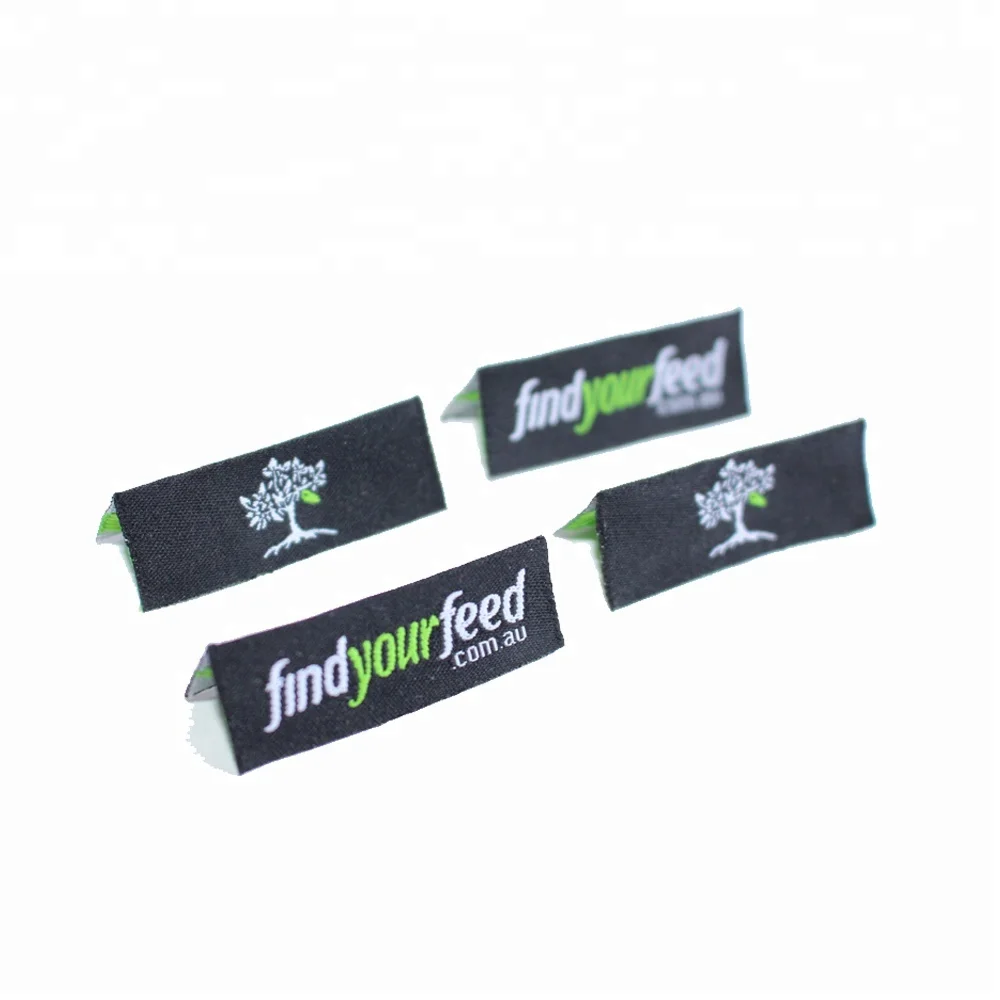 Good Quality Custom Name Logo Machine Woven Badges for School Uniform Clothing and Bag