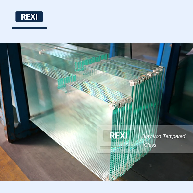 3mm-19mm Clear Low Iron Tempered Glass Toughened Float Glass