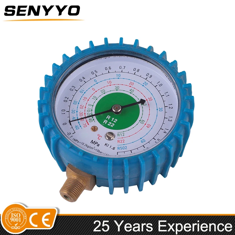 Манометр низкого давления синий фреон Малый манометр для системы охлаждения