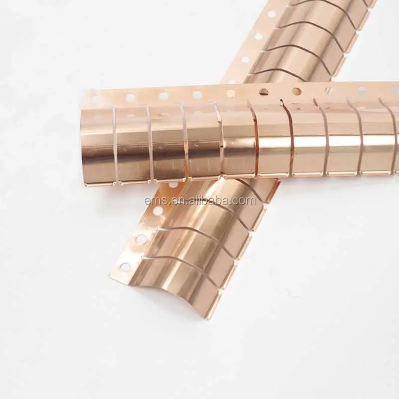 beryllium copper finger strip MRI/EMI shielding doors gasket