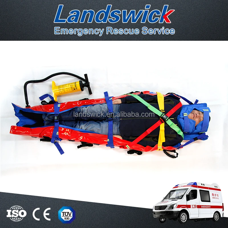 
High quality pressure vacuum splint back folding stretcher 