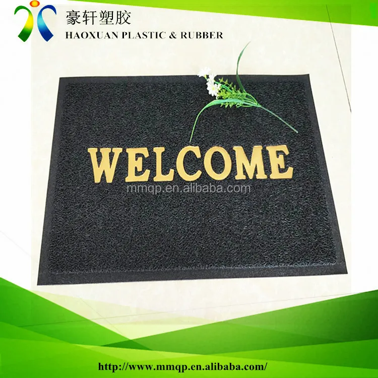 Manufacturers High Quality Entrance Welcome Floor Mat Door Pvc coil door mat