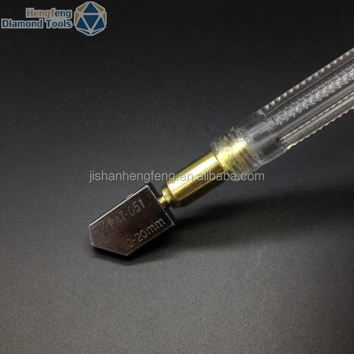 Diamond glass cutter for glass cutting