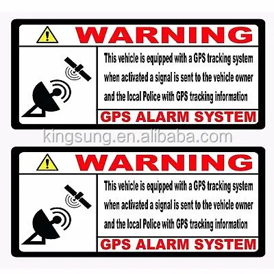 custom printing gps tracking sticker