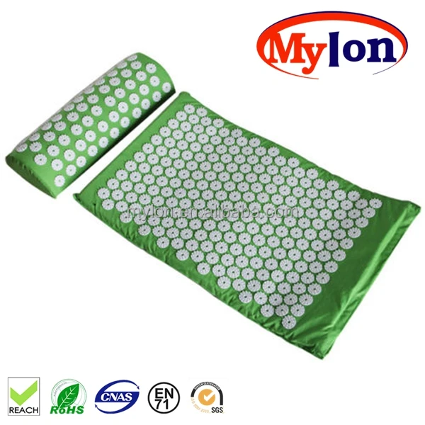 Hot Sell Eco-friendly Health Massage Acupressure Mat And Pillow