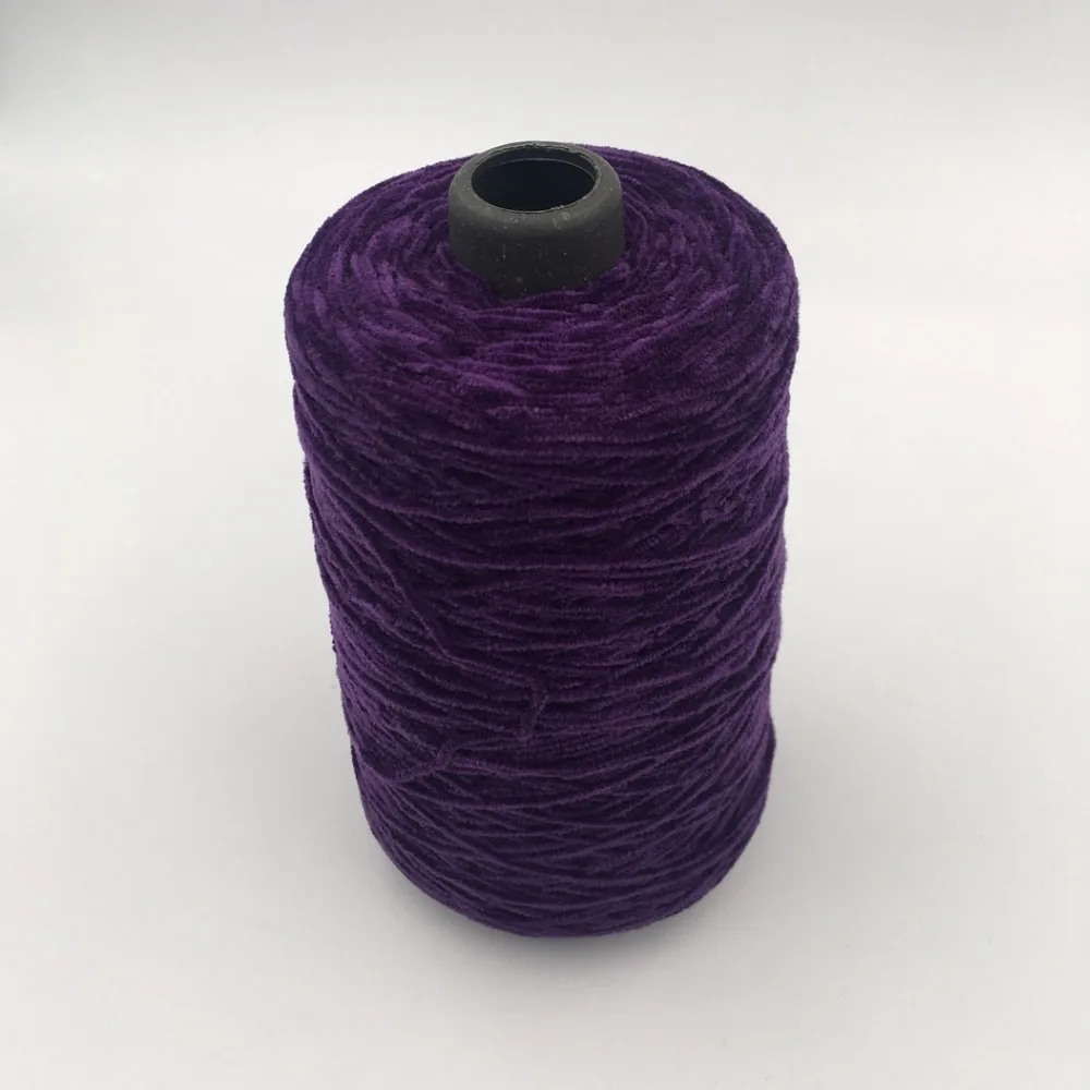 
100% Acrylic soft Chenille yarn on cone 