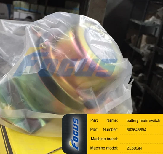 Wheel Loader Spare Parts ZL50GN battery main switch MZJ-400A/006X 803645894