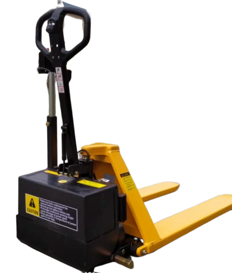 REDDOT new-launched object-sensing electric automatic height adjust high hand scissor lift pallet truck