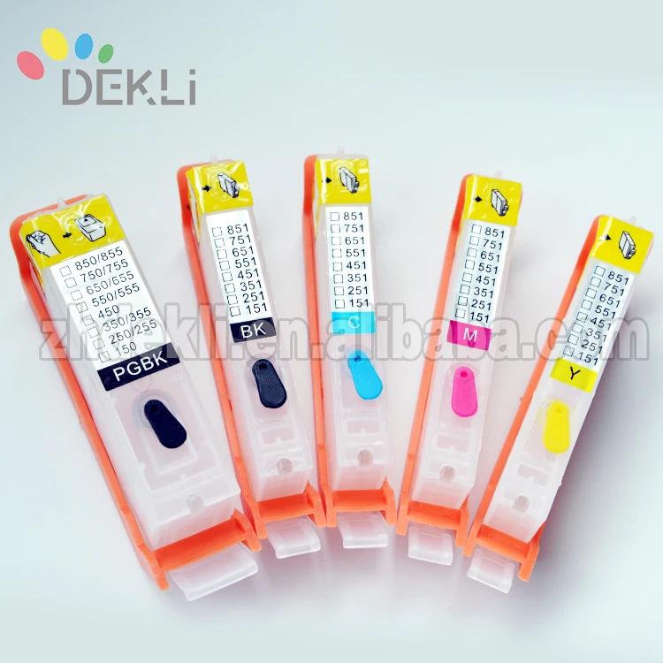 PGI850 CLI851 High quality Refillable ink Cartridge for Canon MX 928 MX 728 MG 7180 Refill ink cartridge