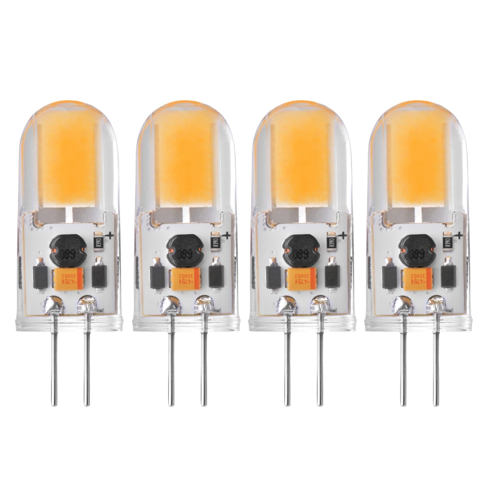 Gy6.35 Big Pin Mini Body AC/DC12V Silicone 3w G4 Led Light