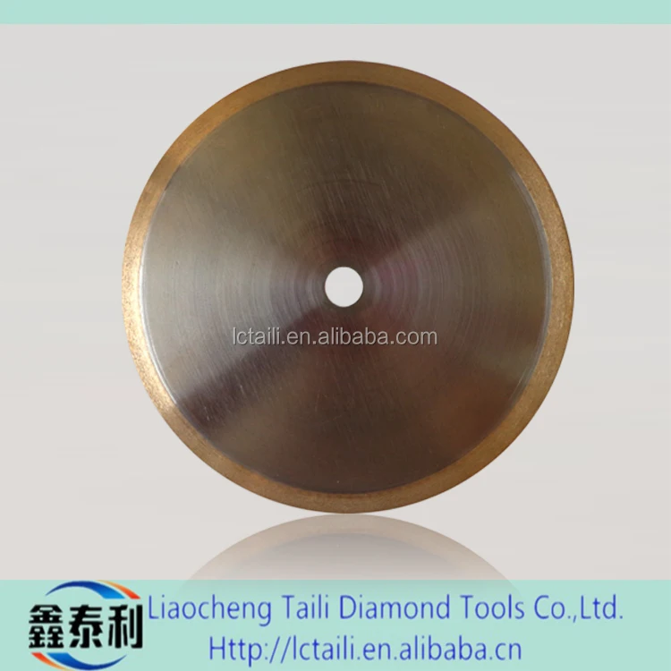 High precision ultra thin diamond / CBN cutting wheel for glass processing