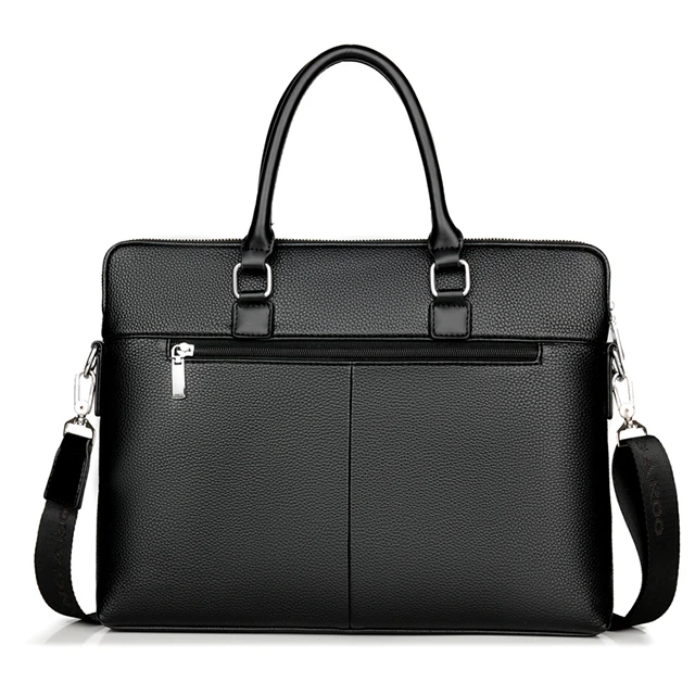 Мужской деловой портфель из ПУ кожи, молодежная сумка, вместительная сумка для ноутбука, мужская сумка через плечо, 2019