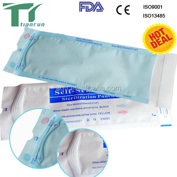 
Dental Self Sealing Packaging Bags Autoclave Sterilization 