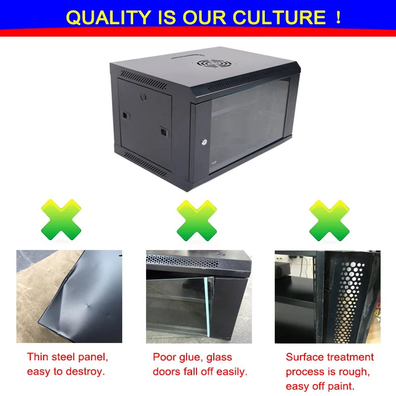 Черная поворотная рама 6u настенное крепление стойка серверный шкаф 19 дюймов настенное крепление в стойку