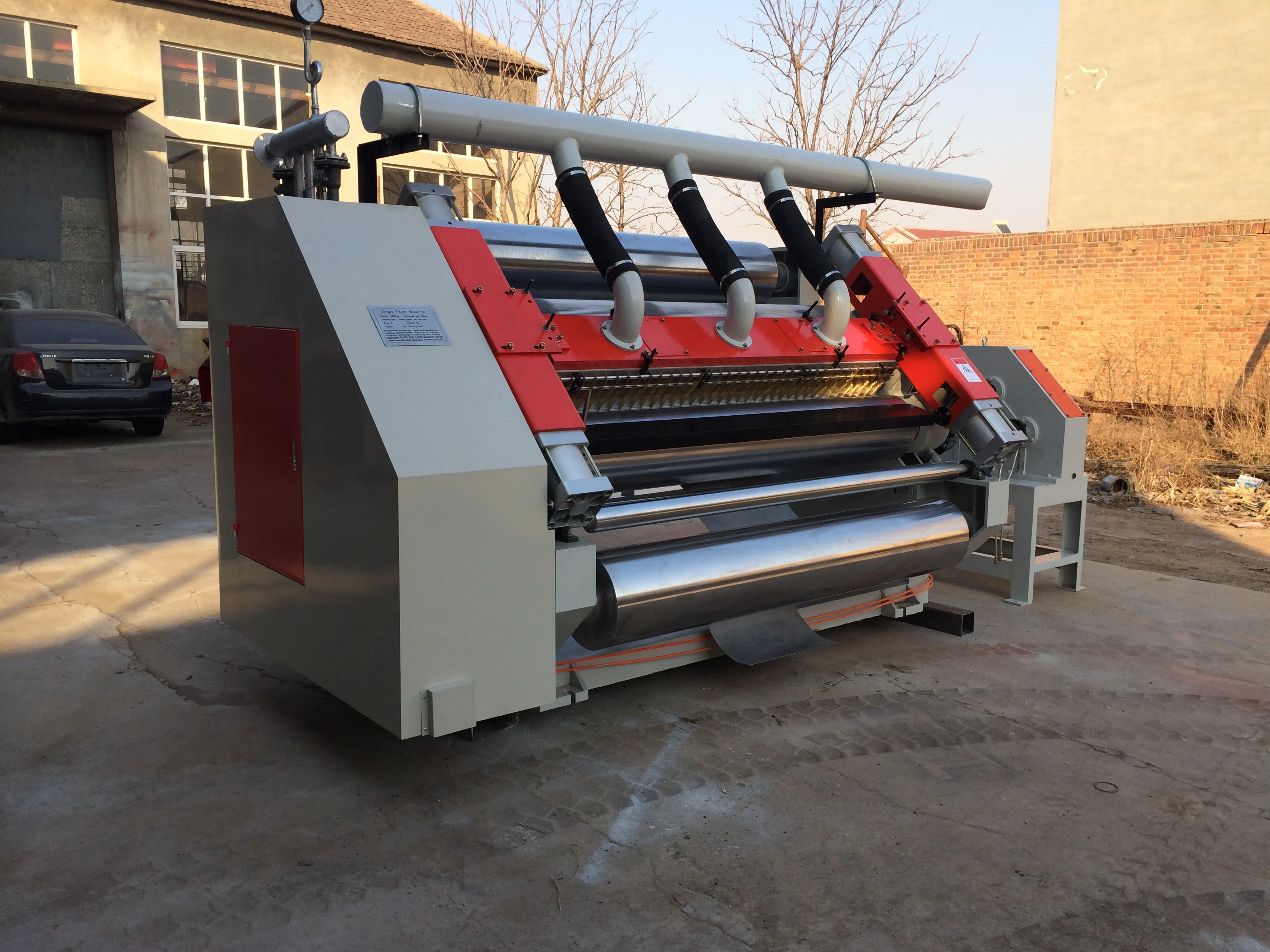 corrugated cardboard single facer