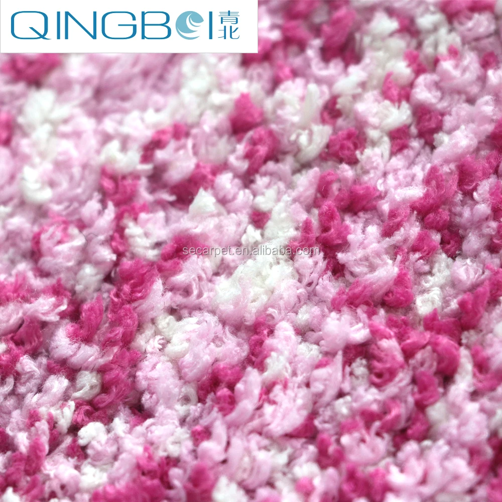 Pink Rug for Living Room Home Shaggy Area Rugs Microfiber Toilet Bathroom Rugs Set