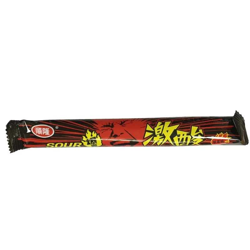 Sour Powder Candy Stick Strawberry Flavor confectioney in CHINA