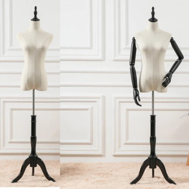 Xinji half body tailoring mannequin fabric female mannequins for sale
